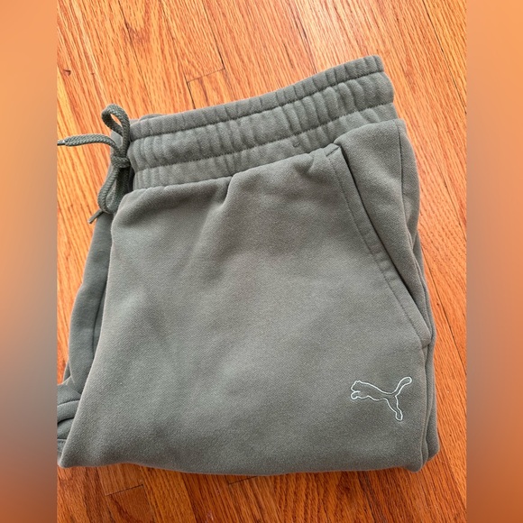 Puma Olive Jogger Pants - Picture 6 of 9